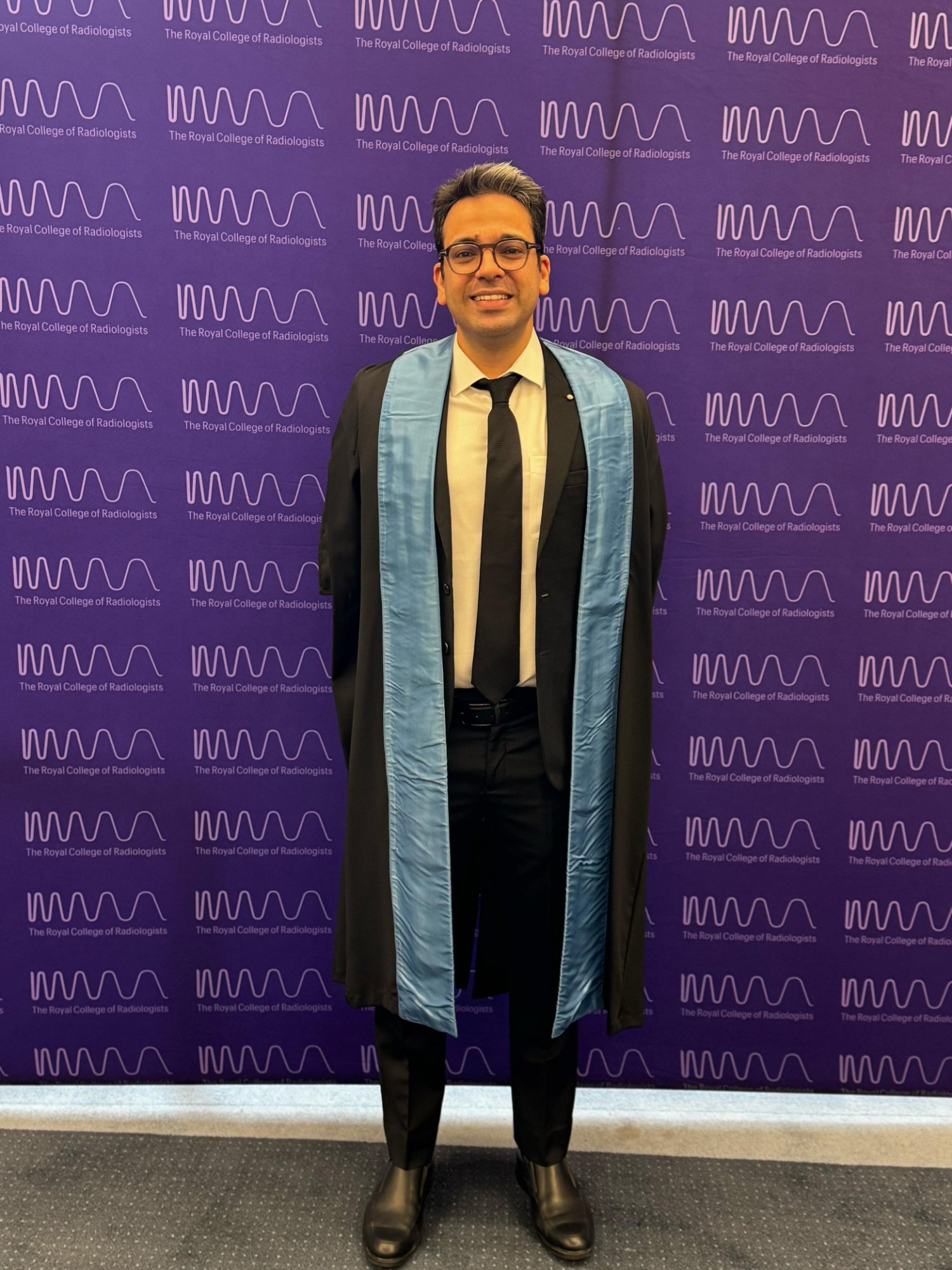 Dr Sanyam Katyal at the Royal College of Radiologists